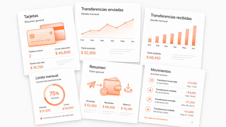 Tarjetas y transferencias
