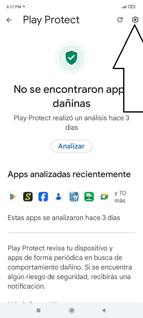 Paso 4: Abre la configuración