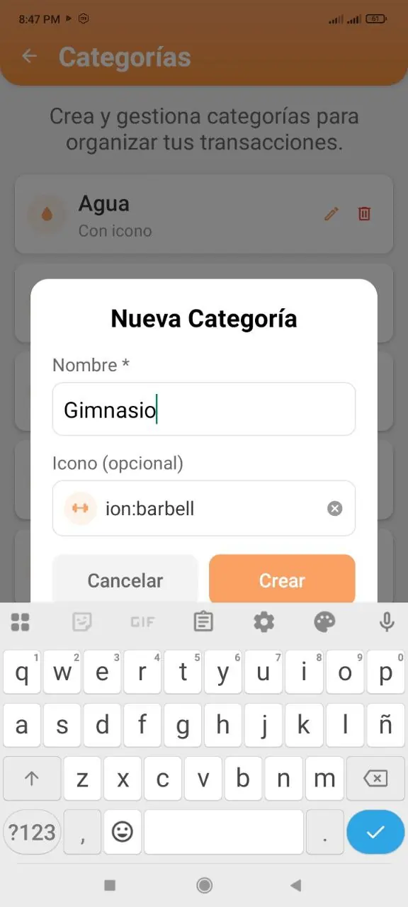 Formulario de nueva categoría