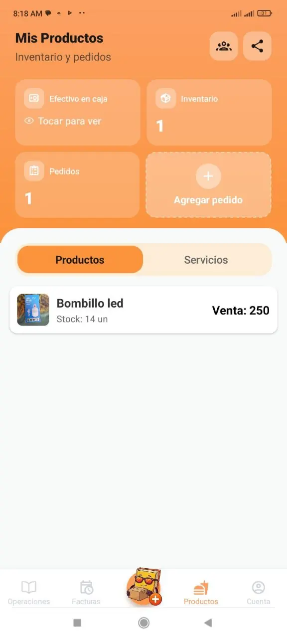 Acceso al inventario